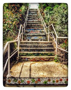 Mosaik Treppe - Sydney - mitFilter, #filter